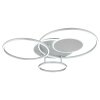 Globo Johnson LED plafondlamp met afstandsbediening, modern ringdesign voor woonkamer