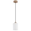 Globo Rowena hanglamp, pendellamp modern design E27 cilindervormig Ø 15 cm