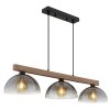 NOWA Romy 3-lichts hanglamp voor eettafel en keuken, E27 60W, moderne-retro stijl
