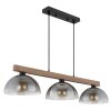 NOWA Romy 3-lichts hanglamp voor eettafel en keuken, E27 60W, moderne-retro stijl