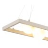 NOWA Nanda 4-bollen rechthoekige eetkamer hanglamp voor woonkamer modern G9