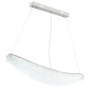 Globo Kristalla LED hanglamp, 105 cm lang, langwerpige hanglamp voor eettafel
