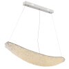 Globo Kristalla LED hanglamp, 105 cm lang, langwerpige hanglamp voor eettafel