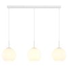Globo Andre hanglamp, pendellamp E27 met 3 lichtpunten voor eetkamer en keuken