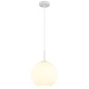 Globo Andre moderne hanglamp rond Ø25 cm E27 60 W 1-lichts voor eettafel