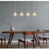 Globo Arlen moderne 4-lichts hanglamp voor eetkamer en keuken, kooi-optiek, E27