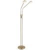 Globo Silvio LED vloerlamp, leeslamp voor woonkamer en bank, modern, 2 lampkoppen
