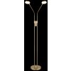 Globo Silvio LED vloerlamp, leeslamp voor woonkamer en bank, modern, 2 lampkoppen