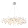 Globo Maxine 14-lichts design eettafel hanglamp 120 cm met G9-fitting voor eetkamer