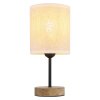 NOWA Jule modern-retro Tischlampe Tischleuchte met zylindrische kap, E27, 25 W, Ø 13 cm
