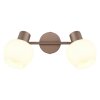 Globo Eileen moderne plafondspot, spotlamp met 2 spots voor keuken en woonkamer