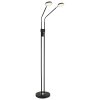 Globo Silvio LED vloerlamp 2-lichts 173 cm moderne leeslamp voor woonkamer