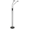 Globo Silvio LED vloerlamp 2-lichts 173 cm moderne leeslamp voor woonkamer