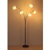 Globo Thea 5-lichts boogvloerlamp E27, modern design staande lamp voor woonkamer