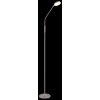 Globo Silvio LED vloerlamp met leesarm voor woonkamer, eetkamer en hal modern