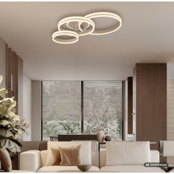 Globo Rubio LED plafondlamp moderne ringvormige designlamp 72W 3000K 7750lm