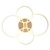 Globo Rubio LED ringvormige plafondlamp 3000K 9750 lm 92W voor woonkamer en keuken