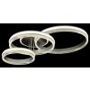 Globo Francine LED plafondlamp met afstandsbediening, 3-rings ringdesign, modern