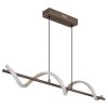 Globo Spiro LED slanke golfvormige hanglamp eettafel 80 cm 3000 K 2510 lm 20 W