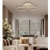 Globo Miles LED ringvormige plafondlamp plafonnière met drie ringen voor woonkamer
