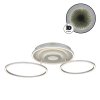 Globo Miles LED ringvormige plafondlamp plafonnière met drie ringen voor woonkamer