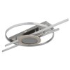 Globo Donte LED plafondlamp modern, hoekig voor eetkamer, hal, keuken, woonkamer