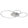 Globo Beltran LED ringvormige plafondlamp met afstandsbediening voor woon- en eetkamer
