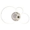 Globo Beltran LED ringvormige plafondlamp met afstandsbediening voor woon- en eetkamer