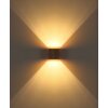 Globo Rojas LED eckige wandlamp binnen modern voor eetkamer en woonkamer