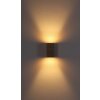 Globo Rojas LED wandlamp, hoekige muurverlichting voor eetkamer en woonkamer