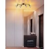 Globo Paula 4-lichts plafondspot modern voor eetkamer, hal, keuken en woonkamer