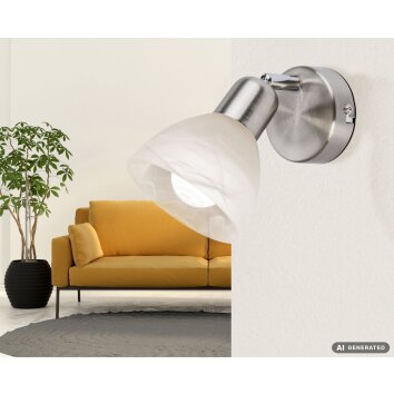 NOWA Daytona wandspot modern met E14-fitting voor woonkamer, eetkamer en keuken