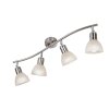 NOWA Daytona plafondlamp met 4 spots, moderne 4-lichts plafondlamp