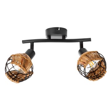 NOWA Java dubbele plafondspot 2-lichts plafondlamp modern voor eetkamer en woonkamer