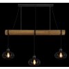 Globo Caldwell industriële 3-lichts balkvormige hanglamp eettafel 60 Watt E27