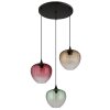 Globo Solveig 3-lichts ronde hanglamp modern ø 70 cm