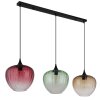 Globo Solveig moderne design eettafel-hanglamp, 3-lichts hanglamp voor eetkamer, 119 cm E27