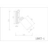 Globo Rowena wandspot E27 voor modern accentlicht in hal en woonkamer