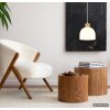 Globo Swanson hanglamp rond Ø 20 cm hoogte 120 cm E27 40 Watt voor boven de tafel