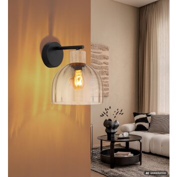 Globo Swanson wandlamp voor binnen, muurlamp, E27, 40 watt, voor hal en woonkamer