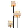 Globo Daren moderne 3-lichts vloerlamp, staande lamp, H 167 cm, Ø 34 cm