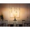 Globo Daren cluster 4-lichts hanglamp voor eetkamer en keuken E27 64,5 cm modern