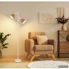 Globo Lyndon staande lamp 2-lichts modern met schakelaar op de kabel voor woonkamer