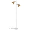 Globo Lyndon staande lamp 2-lichts modern met schakelaar op de kabel voor woonkamer