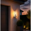 Globo Gracey moderne buitenwandlamp met bewegingsmelder en wandlantaarn E27 voor garage