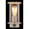 Globo Gracey moderne buitenwandlamp met bewegingsmelder en wandlantaarn E27 voor garage