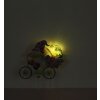 Globo SOZWE LED solarlamp tuinkabouter op fiets met 20 lampjes tuinpadverlichting