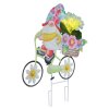 Globo SOZWE LED solarlamp tuinkabouter op fiets met 20 lampjes tuinpadverlichting