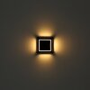Globo AKRON LED solar wandlamp buiten met schakelaar, vierkant, 3000 K, 10 lm, 1,2 W