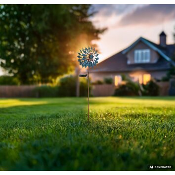Globo ROSALI LED antieke tuinsteker solarlamp tulp voor tuin en pad, 3000 K, 6 W